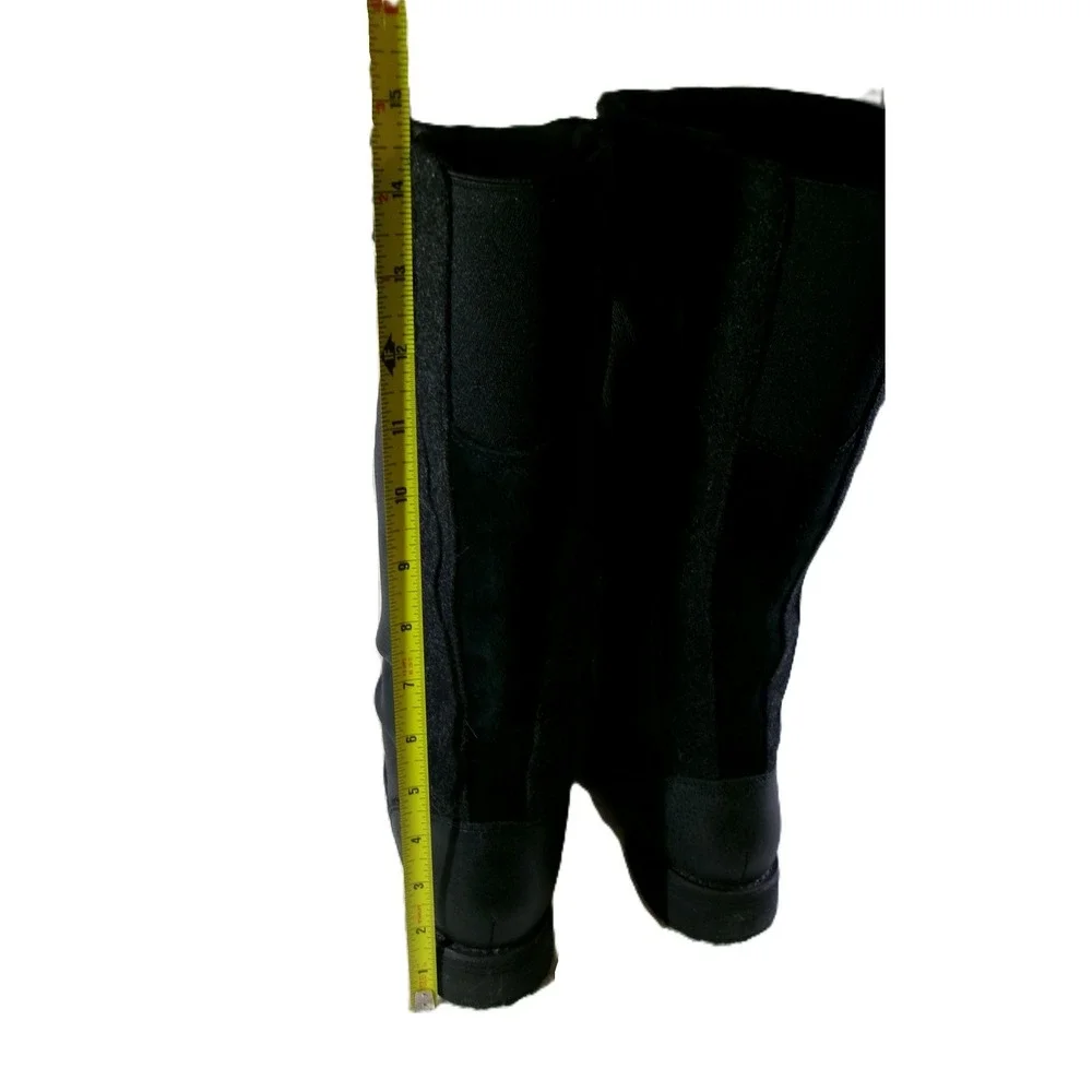The‎ North Face Womens 8.5 Winter Boots Black Primaloft Insulated Tall Leather